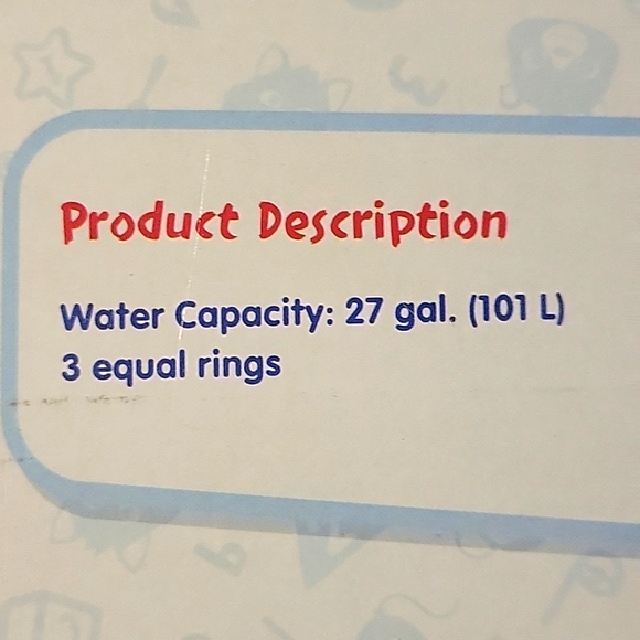 1 NWT CoComelon Bestway 3 Equal Rings Kid's Circular Round Pool 27 Gal 40" - Picture 4 of 5